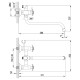 Смеситель для ванны Lemark Partner LM6541C универсальный Хром