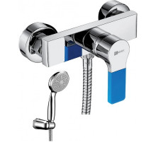 Смеситель для душа Lemark Aura LM0603C Хром Синий