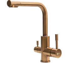 Смеситель для кухни Lemark Expert LM5061RGN Розовое золото