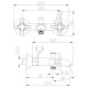 Смеситель для ванны Lemark Duetto LM5712C Хром