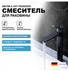 Смеситель для раковины AM.PM X-Joy F85A92022 Черный матовый