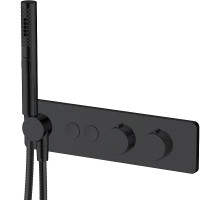 Смеситель для душа Allen Brau Liberty 5.33010-31 с термостатом Черный матовый