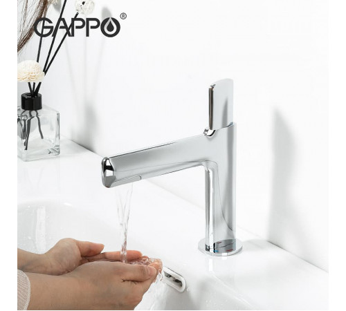 Смеситель для раковины Gappo G1052-80 Хром