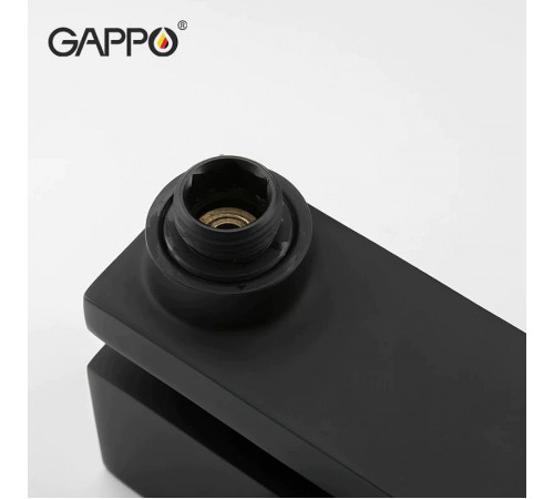 Смеситель для ванны Gappo G07-6 G3207-6 Черный матовый