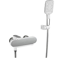 Смеситель для ванны Gappo G83 G3283-8 Белый Хром