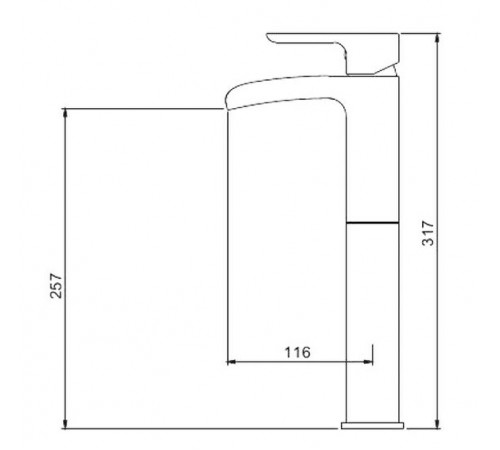 Смеситель для раковины Gappo G48 G1048-31 Белый Хром