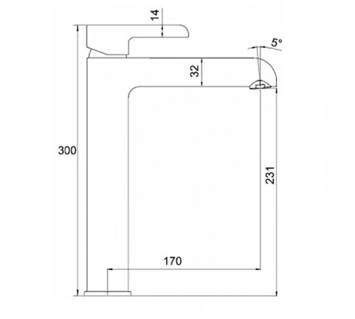 Смеситель для раковины Gappo G03-8 G1003-18 Белый Хром