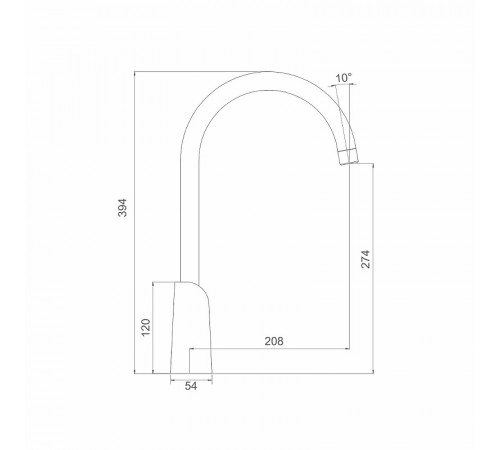 Смеситель для кухни Gappo G03-8 G4003-8 Белый Хром