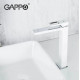 Смеситель для раковины Gappo G17-8 G1017-2 Белый Хром