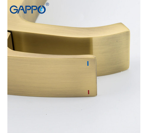 Смеситель для раковины Gappo G07-4 G1007-4 Бронза