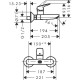 Смеситель для раковины Hansgrohe Logis 71225000 Хром