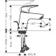 Смеситель для раковины Hansgrohe Logis 71070000 Хром