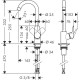 Смеситель для кухни Hansgrohe Logis 71835000 Хром