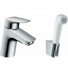 Смеситель для раковины Hansgrohe Logis 71290000 с гигиеническим душем Хром