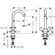 Смеситель для кухни Hansgrohe Logis 71280000 Хром