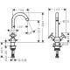 Смеситель для кухни Hansgrohe Logis 71285000 Хром