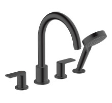 Смеситель на борт ванны Hansgrohe Vernis Blend 71456670 Черный матовый
