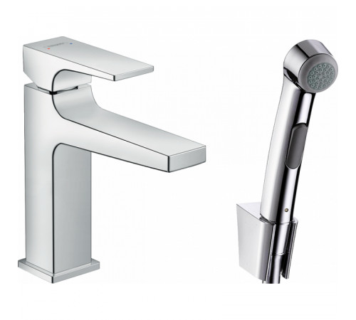 Смеситель для раковины Hansgrohe Metropol 32522000 с гигиеническим душем Хром