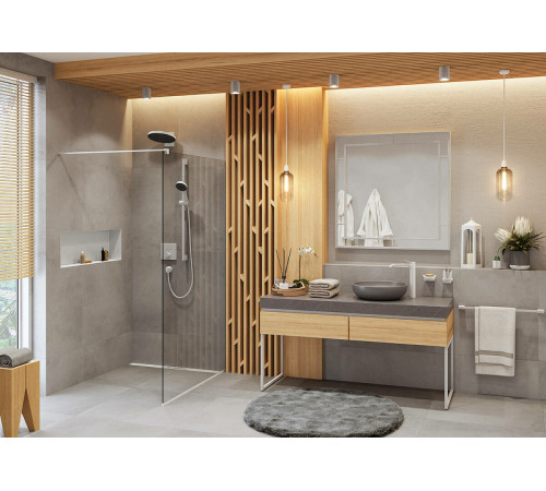 Смеситель для душа Hansgrohe ShowerSelect 15763700 с термостатом Белый матовый