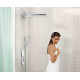 Смеситель для душа Hansgrohe ShowerSelect 15735400 с термостатом Белый Хром