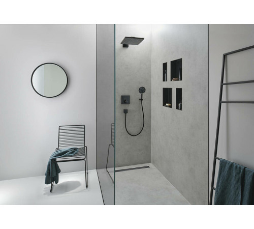 Смеситель для душа Hansgrohe ShowerSelect 15763670 с термостатом Черный матовый