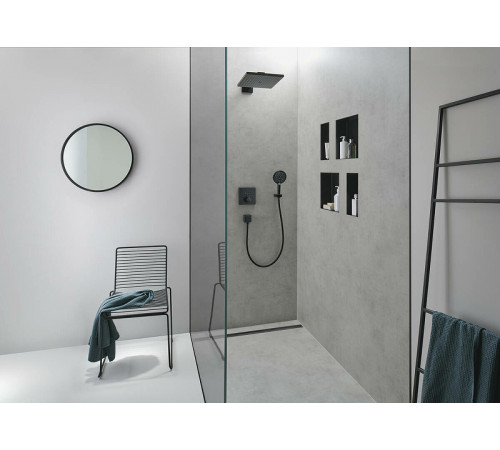 Смеситель для душа Hansgrohe ShowerSelect 15763670 с термостатом Черный матовый