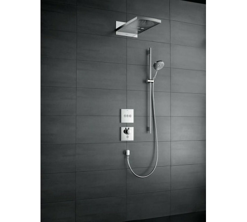 Смеситель для душа Hansgrohe ShowerSelect 15735400 с термостатом Белый Хром