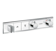 Смеситель для душа Hansgrohe RainSelect 15355400 с термостатом Белый Хром
