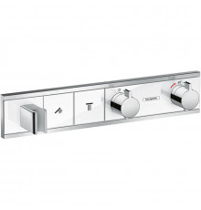 Смеситель для душа Hansgrohe RainSelect 15355400 с термостатом Белый Хром