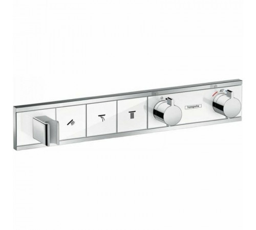 Смеситель для душа Hansgrohe RainSelect 15356400 c термостатом Белый Хром