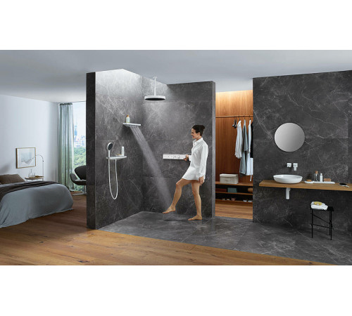 Смеситель для душа Hansgrohe RainSelect 15381700 с термостатом Белый матовый