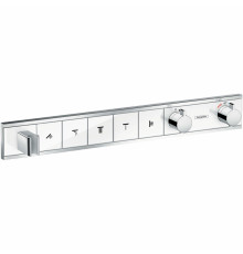 Смеситель для душа Hansgrohe RainSelect 15358400 с термостатом Белый Хром