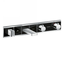 Смеситель для ванны Hansgrohe RainSelect 15359600 с термостатом Черный Хром