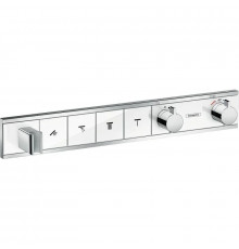 Смеситель для душа Hansgrohe RainSelect 15357400 с термостатом Белый Хром