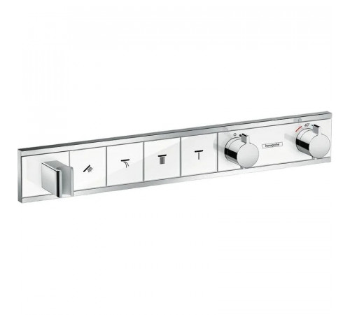 Смеситель для душа Hansgrohe RainSelect 15357400 с термостатом Белый Хром