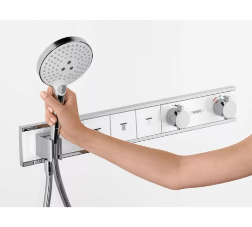 Смеситель для душа Hansgrohe RainSelect 15382700 с термостатом Белый матовый