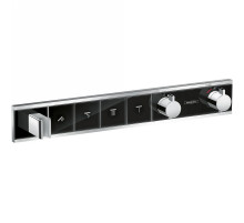 Смеситель для душа Hansgrohe RainSelect 15357600 с термостатом Черный Хром