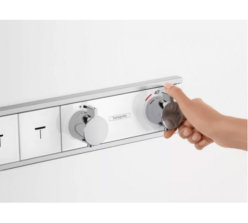 Смеситель для душа Hansgrohe RainSelect 15382700 с термостатом Белый матовый