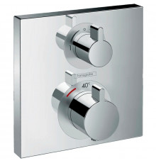 Смеситель для душа Hansgrohe Ecostat Square 15714000 с термостатом Хром