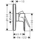 Смеситель для душа Hansgrohe Rebris S 72667000 Хром