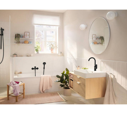 Смеситель для ванны Hansgrohe Rebris S 72440670 Черный матовый