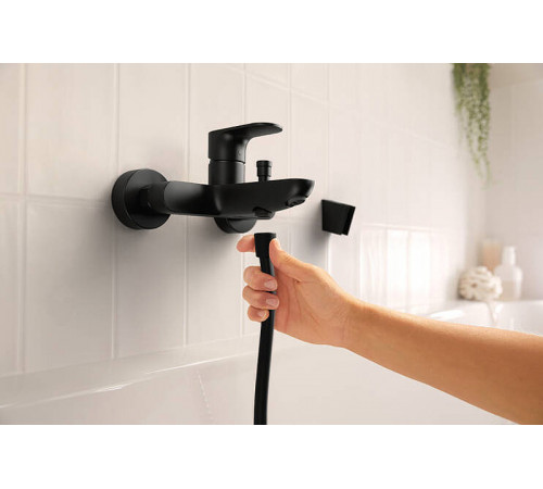 Смеситель для ванны Hansgrohe Rebris S 72440670 Черный матовый