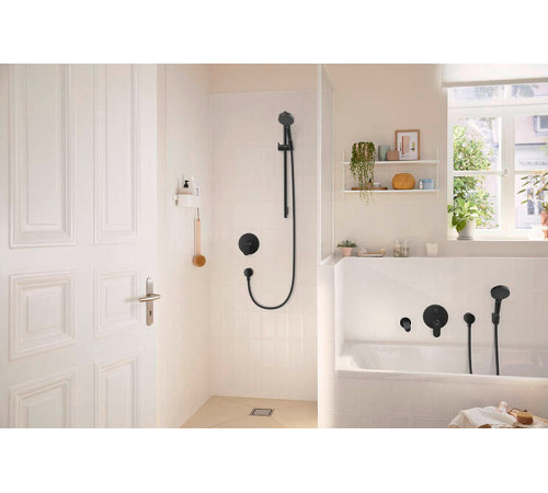 Смеситель для душа Hansgrohe Rebris S 72466670 Черный матовый