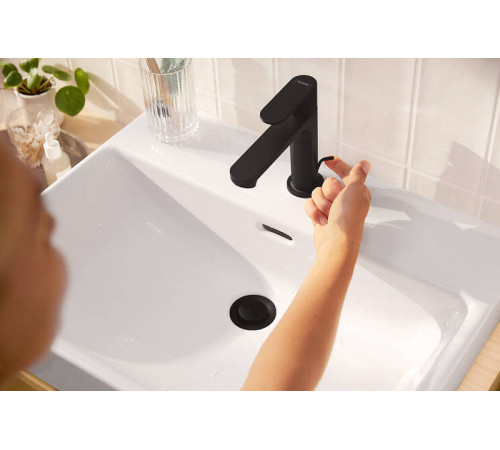 Смеситель для раковины Hansgrohe Rebris S 72517670 Черный матовый