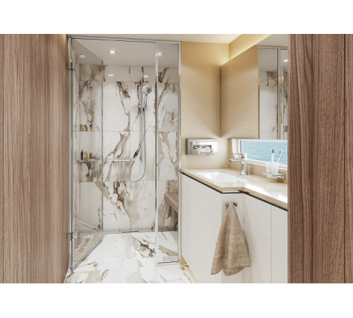 Смеситель для душа Hansgrohe Ecostat Comfort 13116000 с термостатом Хром