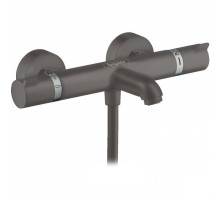 Смеситель для ванны Hansgrohe Ecostat Comfort 13114340 с термостатом Шлифованный черный хром