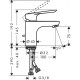 Смеситель для раковины Hansgrohe Logis E 71160000 Хром