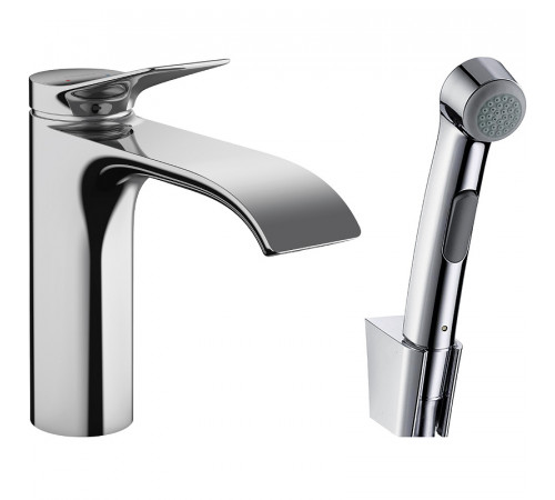 Смеситель для раковины Hansgrohe Vivenis 75210000 с гигиеническим душем Хром