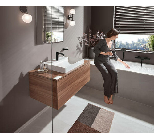 Смеситель для раковины Hansgrohe Vivenis 75020670 Черный матовый