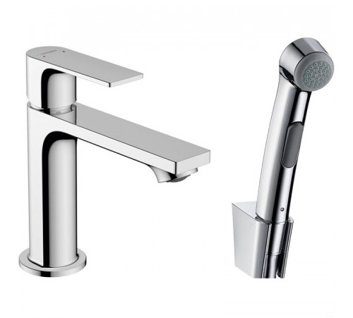 Смеситель для раковины Hansgrohe Rebris E 72216000 с гигиеническим душем Хром